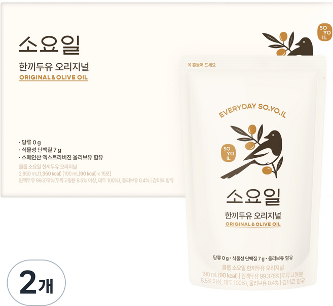 Cloop 素日一餐豆奶 原味, 30個, 190ml