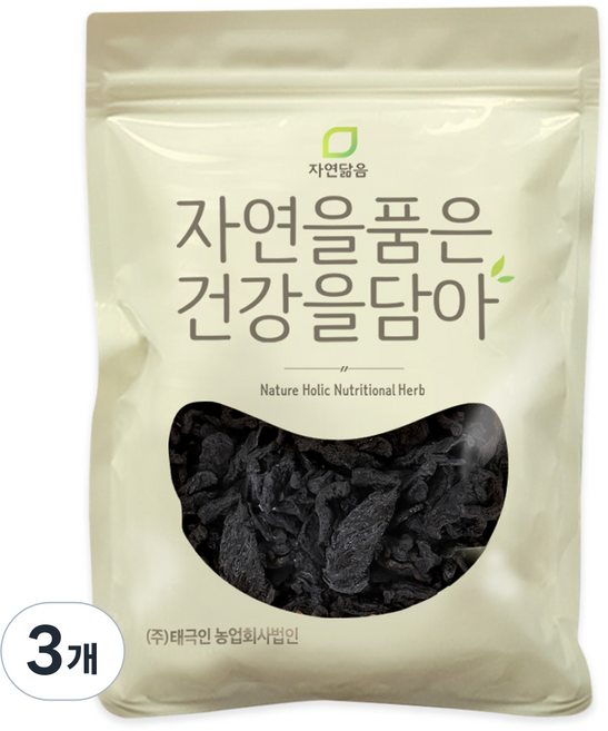 자연닮음 국산 숙지황, 3개, 300g
