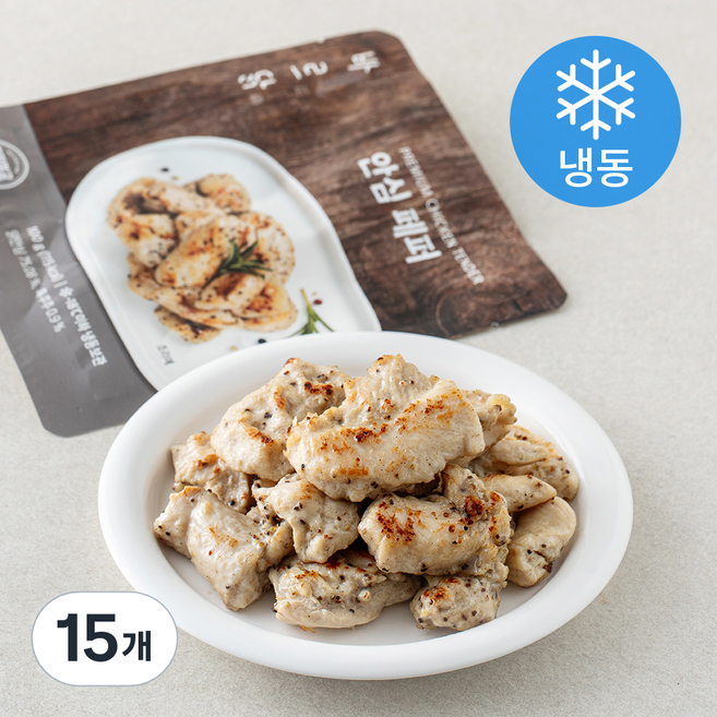 바르닭 안심 페퍼 (냉동), 100g, 15개
