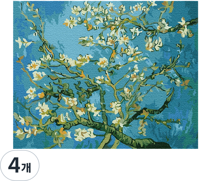 Play about DIY名畫繪畫組 40 x 50 cm, 梵谷杏花