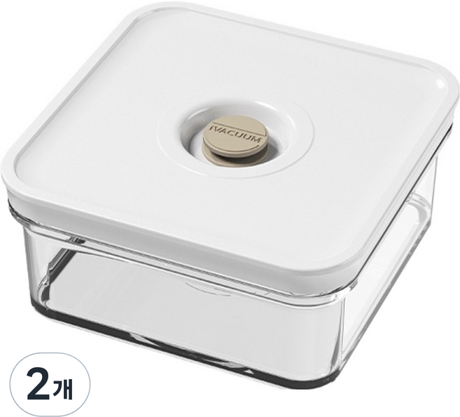 로이첸 아이바큠 진공용기 티니 1.05L, 2개, 단품
