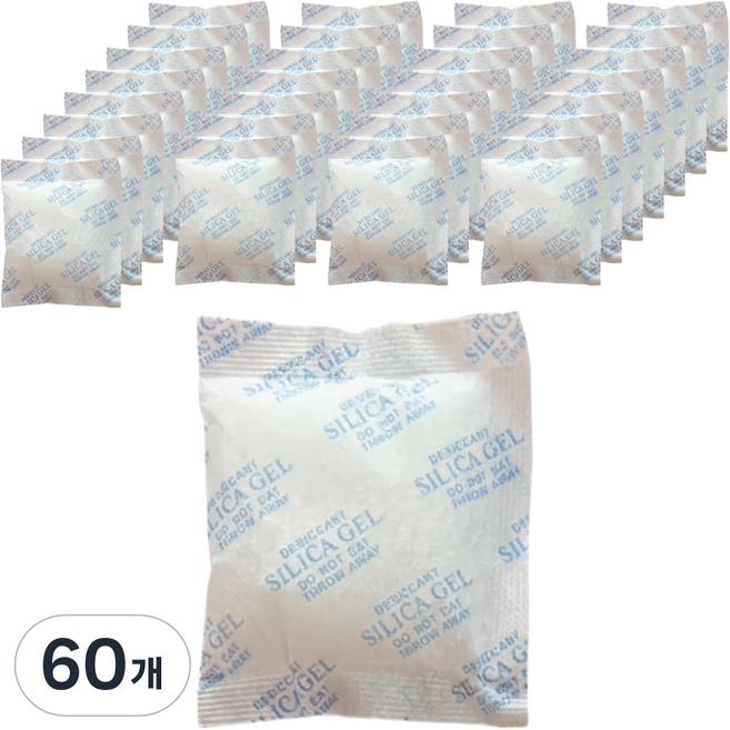 바우온 실리카겔 건조제 무향, 50g, 60개