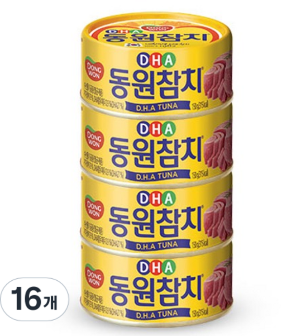 동원참치 DHA, 150g, 16개