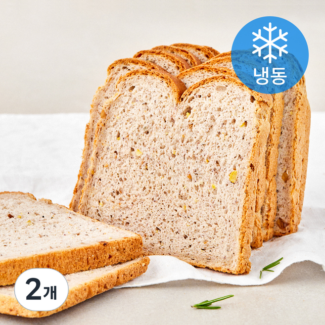 야미요밀 정성가득 채식 곡물든든 쌀식빵 (냉동), 460g, 2개