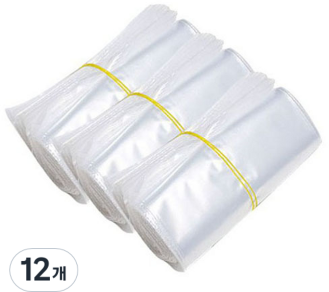 Green Vinyl 生活夾鏈袋, 7 x 10 cm, 100入, 12個