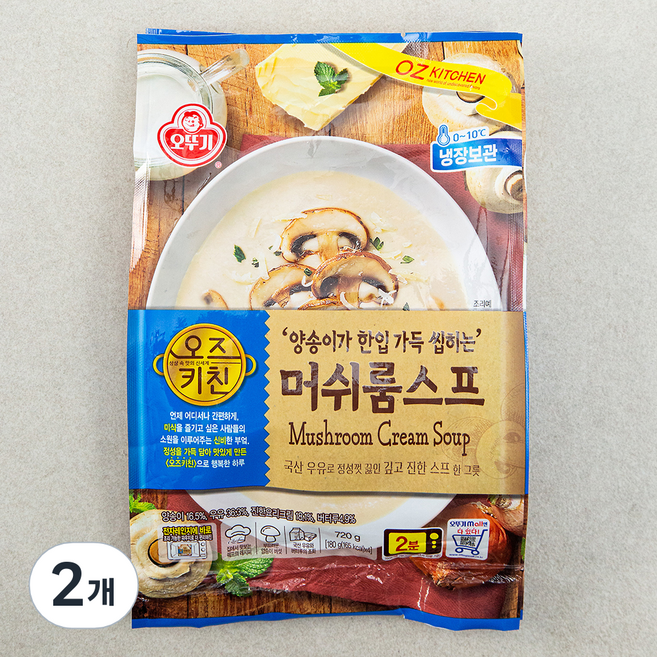 오즈키친 머쉬룸스프, 720g, 2개
