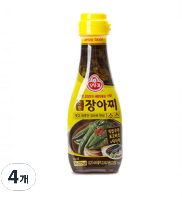 오뚜기 간편 장아찌 소스, 4개, 265g