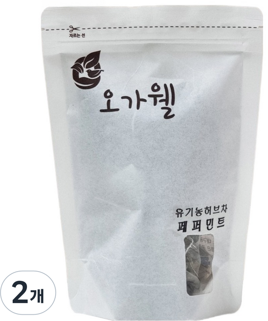 OGAWELL 有機薄荷草本茶茶包, 1g, 20入, 2個