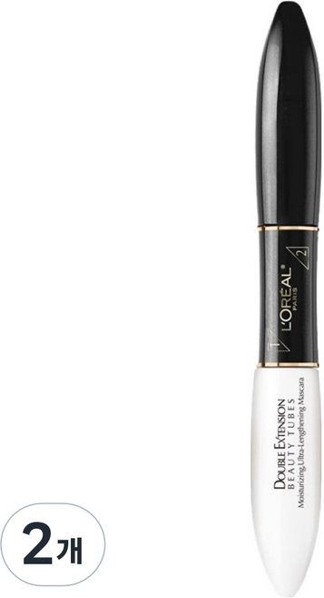 로레알파리 더블익스텐션 뷰티 튜브 마스카라 14ml, 혼합색상, 2개
