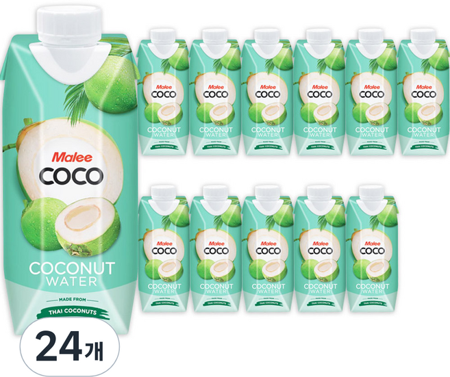 말리 코코넛워터, 330ml, 24개