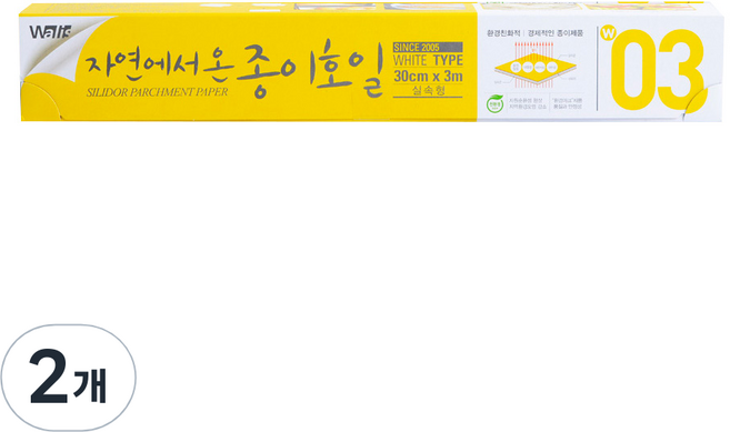 월리스 노르딕페이퍼 자연에서 온 종이호일 실속형, 3m, 1개, 2개