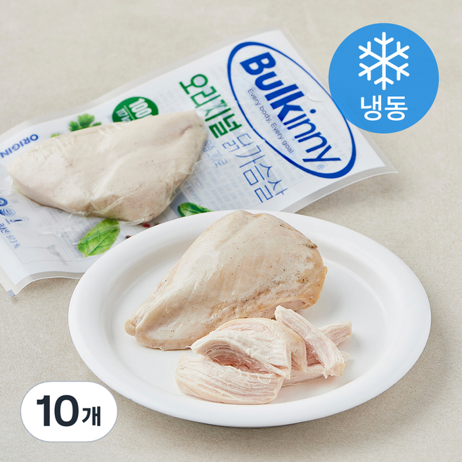벌키니 오리지널 닭가슴살 (냉동), 100g, 10개, 1개입