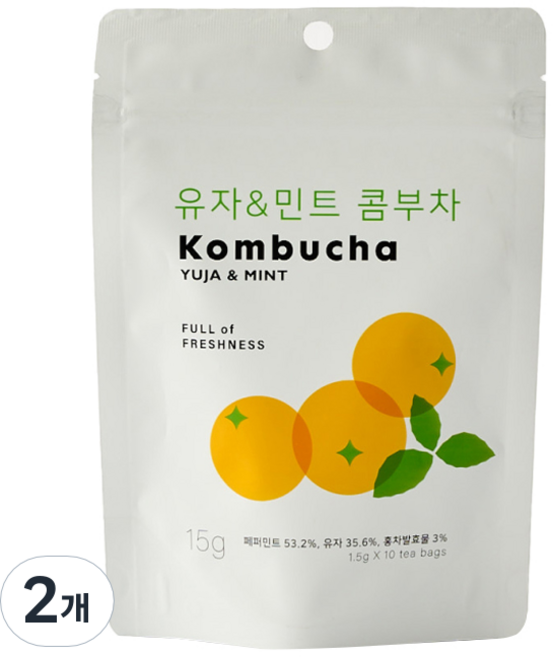 모던하우스 유자 민트 콤부차, 1.5g, 10개입, 2개