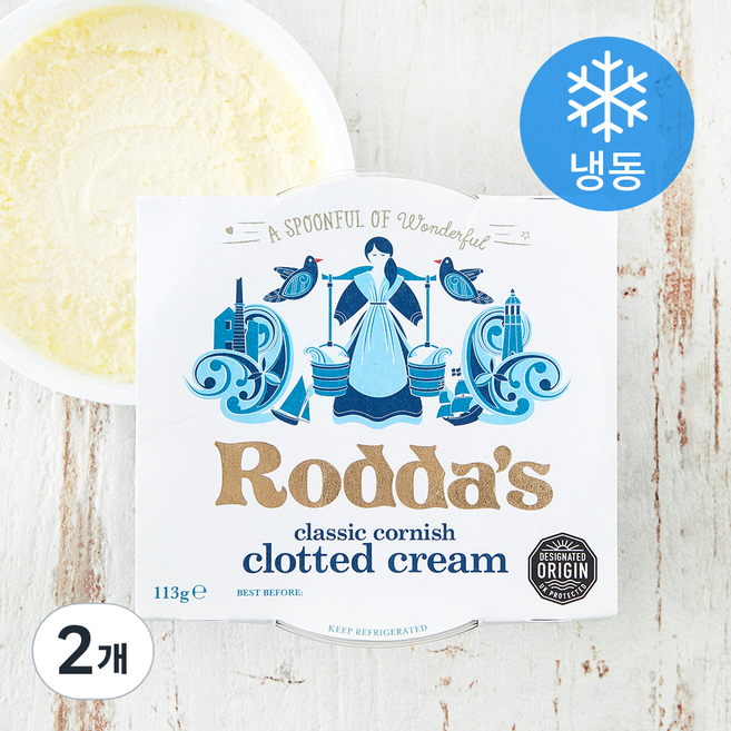 로다스 코니쉬 클로티드 크림 (냉동), 113g, 2개