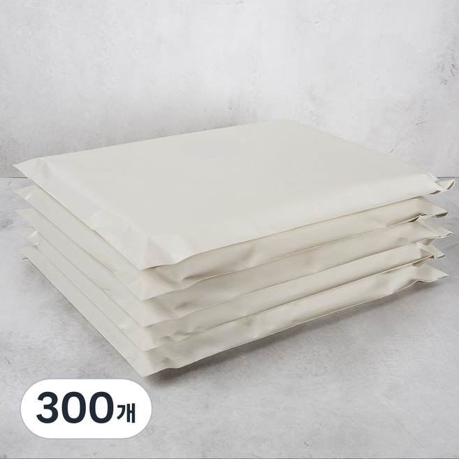 혜림봉투 이중지 택배봉투 베이지, 300장