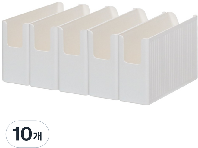 데일리블룸 주방 팬트리 수납함, 화이트, 10개