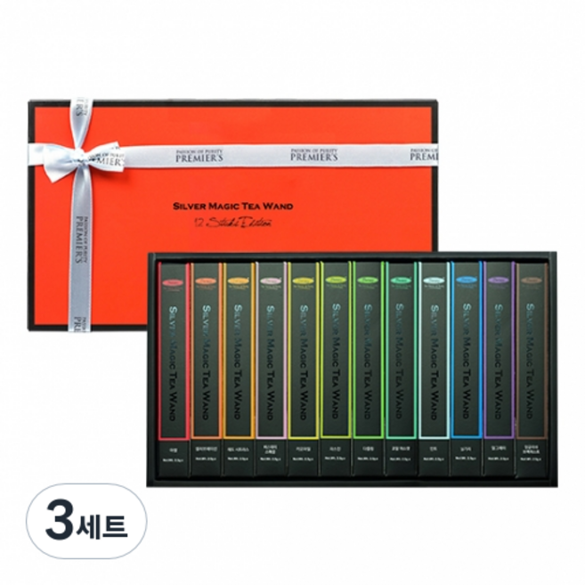 프리미어스 실버 매직 티완드 선물세트, 12종, 3세트
