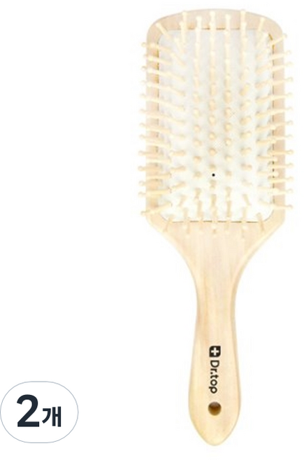 닥터탑 리르 미라클 볼륨 헤어 브러쉬, 혼합색상, 2개
