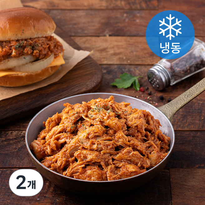 복선당 바비큐 맛 풀드치킨 (냉동), 320g, 2개