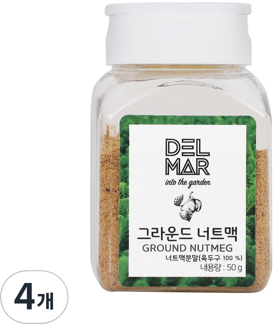 딜리셔스마켓 넛맥분 소형, 50g, 4개