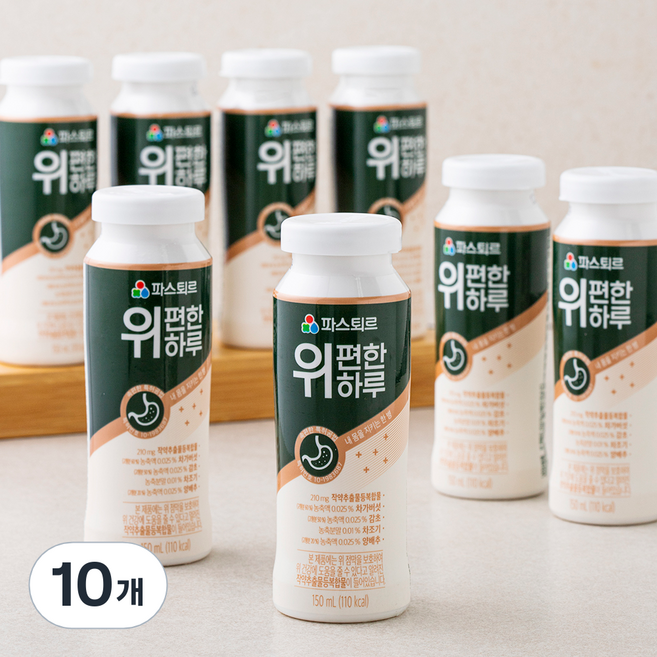 파스퇴르 위편한 하루 요구르트, 150ml, 4개입, 10개
