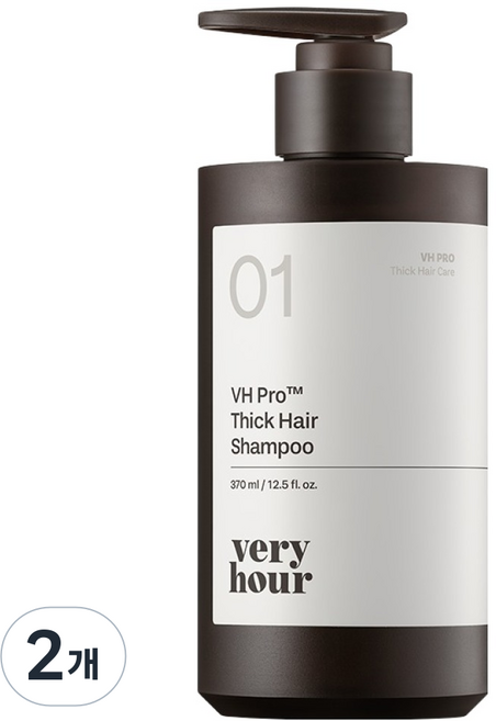 베리아워 탈모증상완화 샴푸, 2개, 370ml