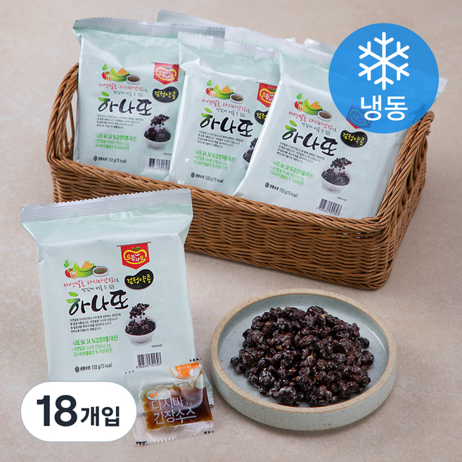검정약콩 하나또 (냉동), 53g, 1개입, 18개