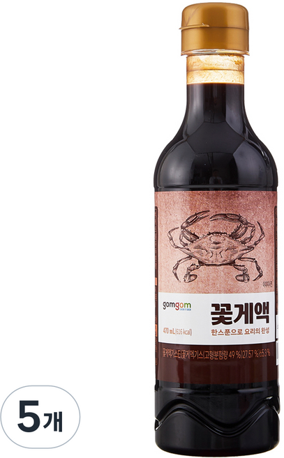 곰곰 꽃게액, 5개, 470ml