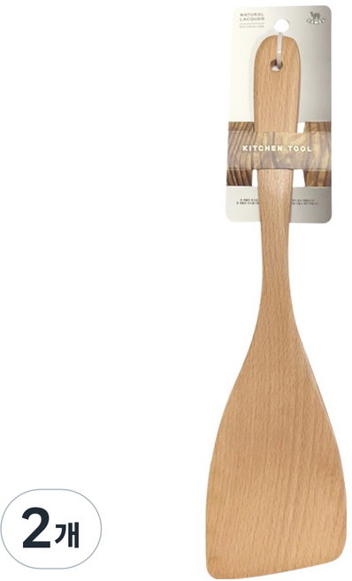 너도밤나무 비취 원목 사선뒤집개 중 29.5cm, 2개
