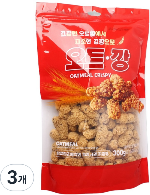 오트깡 스낵, 3개, 300g