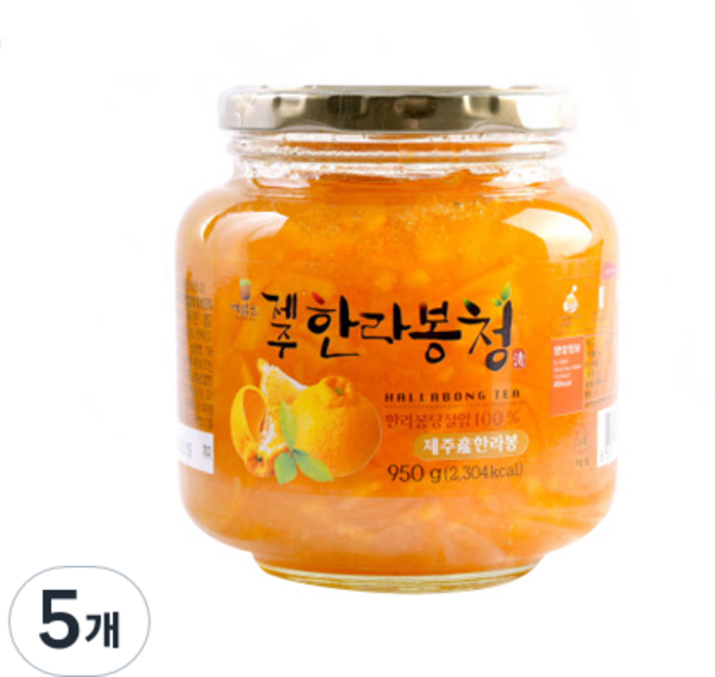 해맑음 한라봉청, 950g, 1개입, 5개