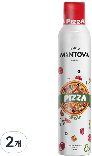 만토바 피자에 뿌리는 엑스트라 버진 올리브오일 스프레이, 2개, 200ml