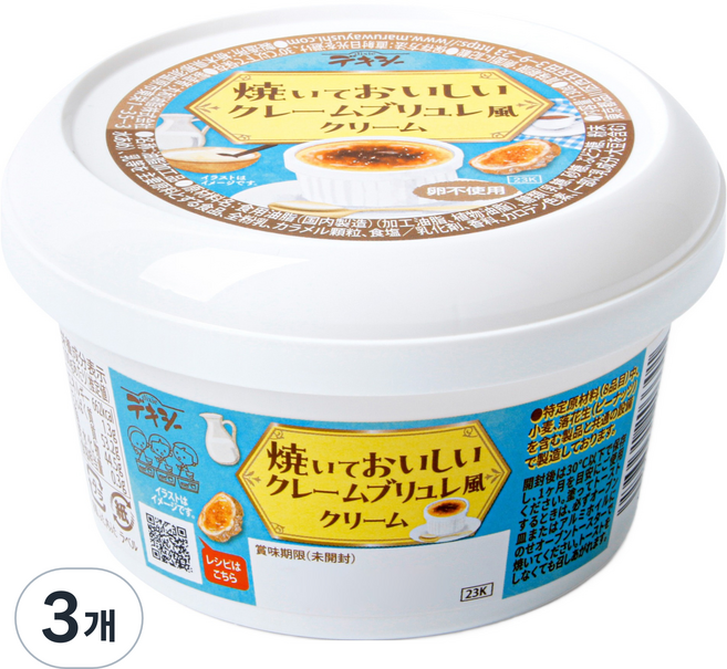 마루와유지 에이스엠앤티 스프레드 크림브륄레맛, 3개, 130g