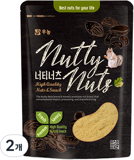 우농 땅콩분말 가루, 1kg, 2개
