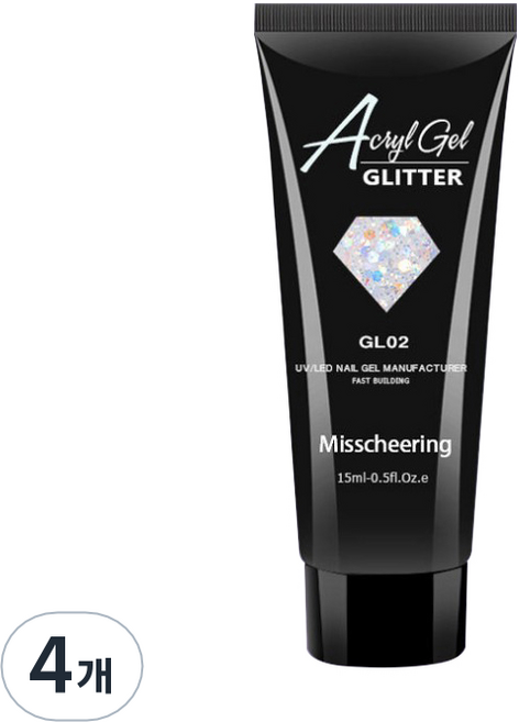 SwissNox Esthetique Zen自助式人造延長指甲凝膠 15ml, GL02, 4個