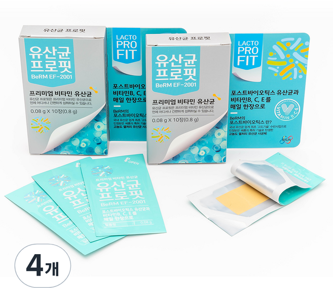 유산균프로핏 2000, 80mg, 10개입, 4개