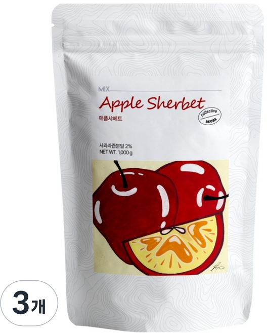 베오베 애플샤베트, 1kg, 3개, 1개입