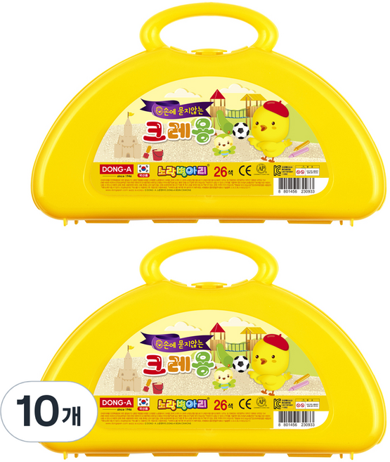 동아 노랑병아리 크레용, 26색, 10개