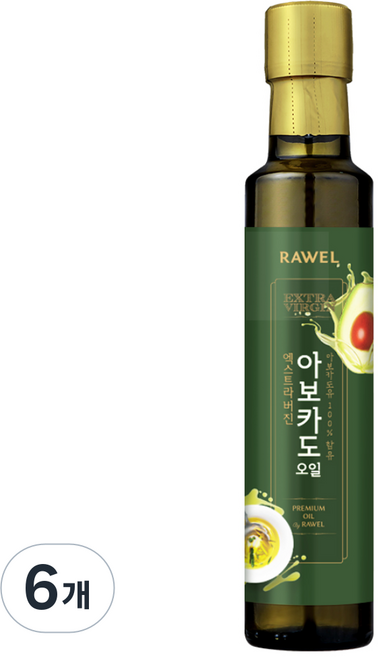 로엘 아보카도오일, 250ml, 6개
