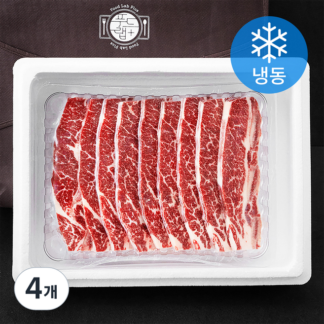 미국산 LA 꽃갈비 선물세트 (냉동), 1.4kg, 4개