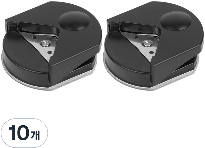 코히모 다용도 코너 라운더 커터기 4W133, 10개, 블랙