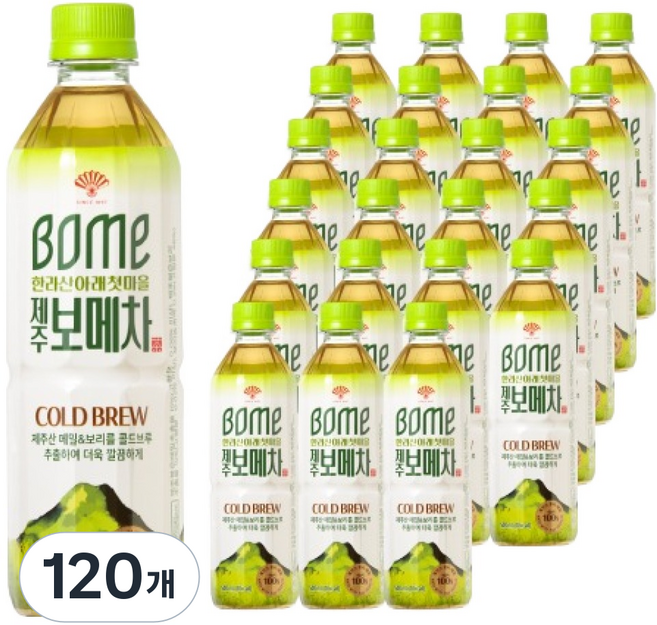 동화약품 제주 보메차, 500ml, 120개