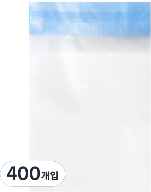 접착식 무지 opp 봉투 반투명 15 x 18 cm, 400개입