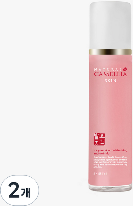 스킨아이 내추럴 발효동백 스킨, 150ml, 2개
