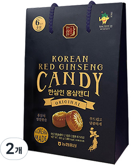 한삼인 홍삼캔디, 500g, 2개