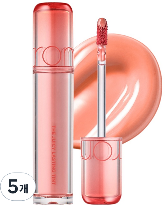 롬앤 더 쥬시 래스팅 틴트, 27 허니 듀 멜론, 5개