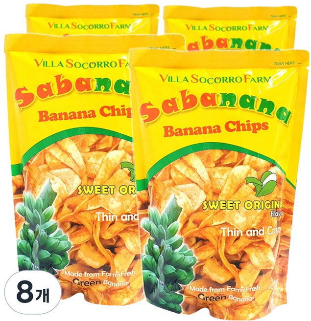 사바나나 바나나칩, 100g, 8개