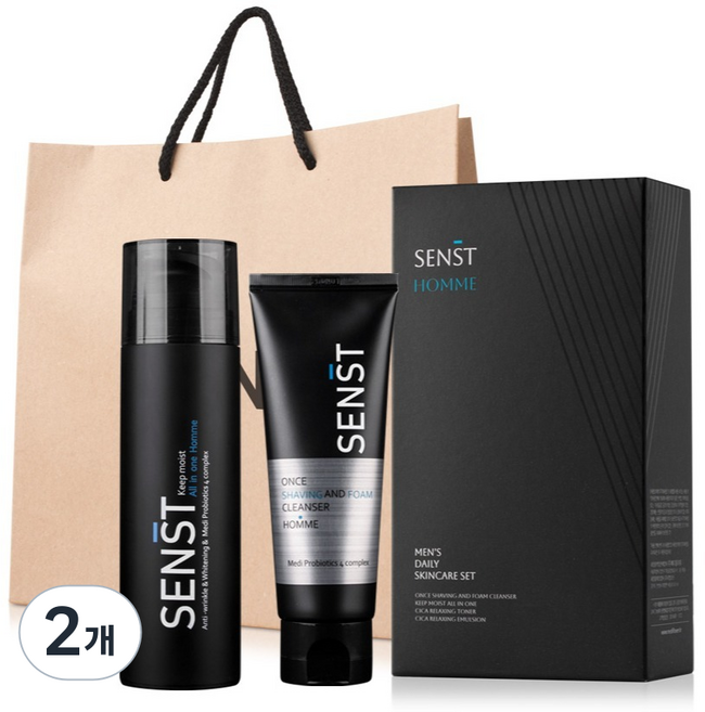 센스트 맨즈 데일리 올인원 클렌징폼, 2개