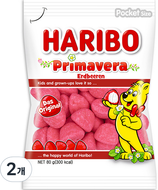 하리보 프리마베라, 80g, 2개