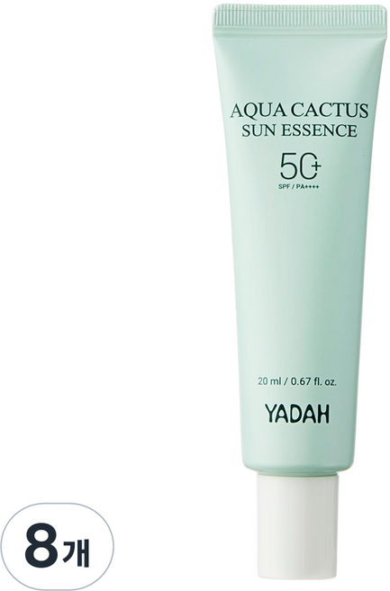 YADAH 水潤仙人掌防曬精華, 20ml, 8個